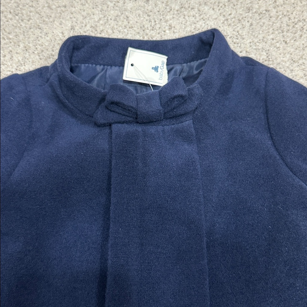 NWT Baby Gap Classic Navy Blue Pea Coat - 18-24 months